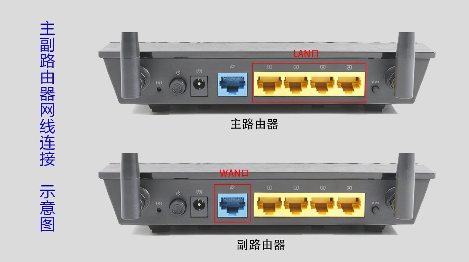 主机网线路由器应该怎么插