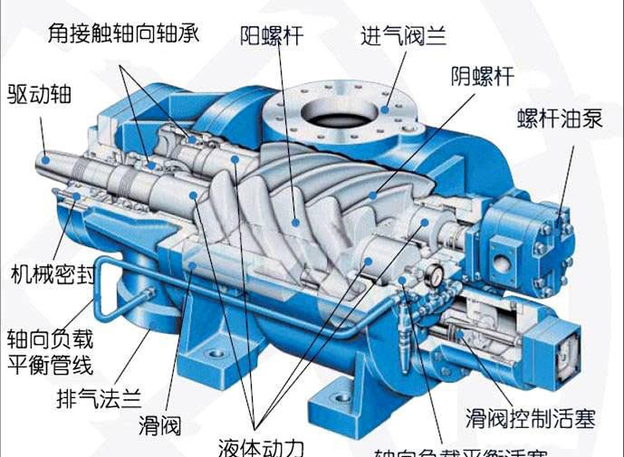 压缩机主机外部结构