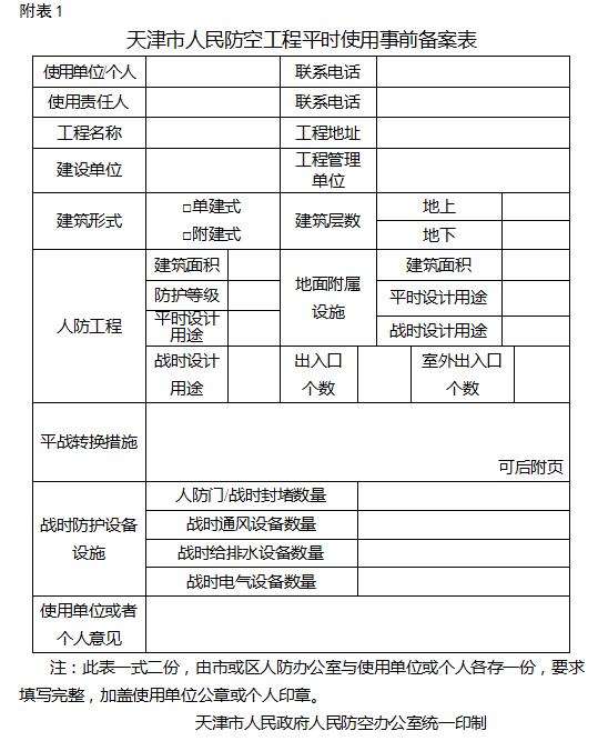 天津市备案管理规定