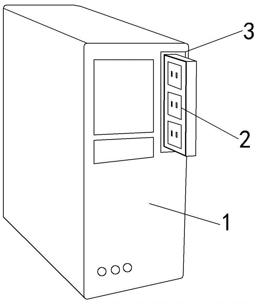 主机箱子带插网线的